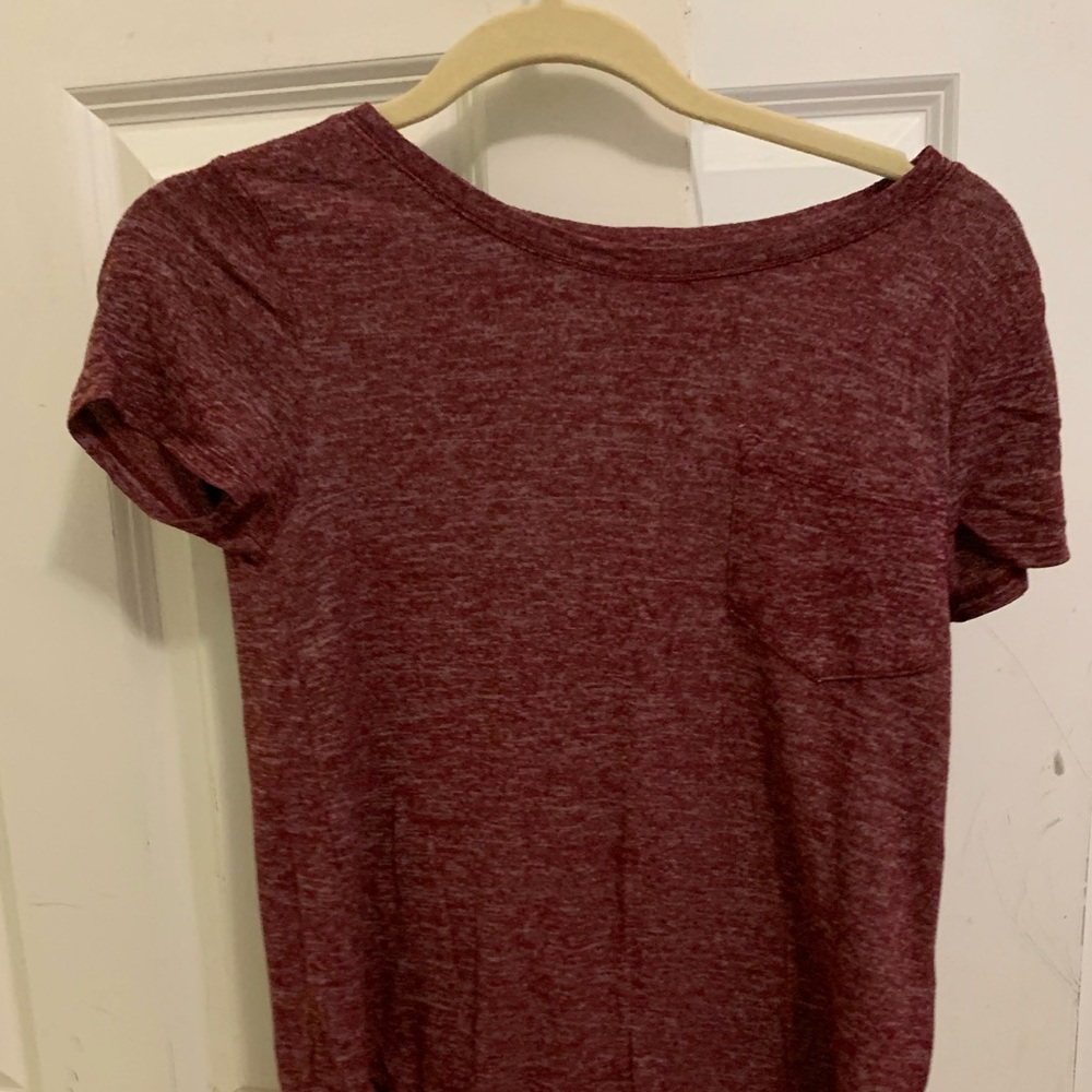 An xs/s red Hollister casual t shirt